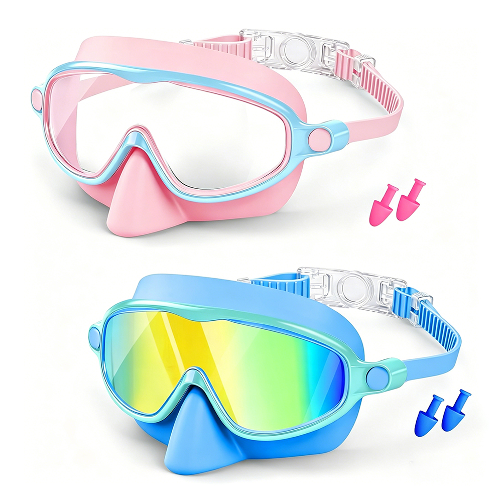 YL600B Kids Diving Nose Mask Large Frame Swimming Goggles - Image 4