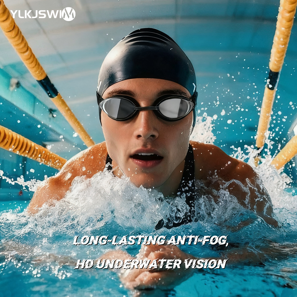 YL1700 Adult Three Changeable Nose Bridges Swimming Goggles - Image 7