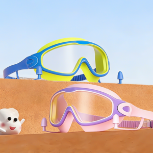 YL2100C Kids Large Frame Swimming Goggles With Ear Plug