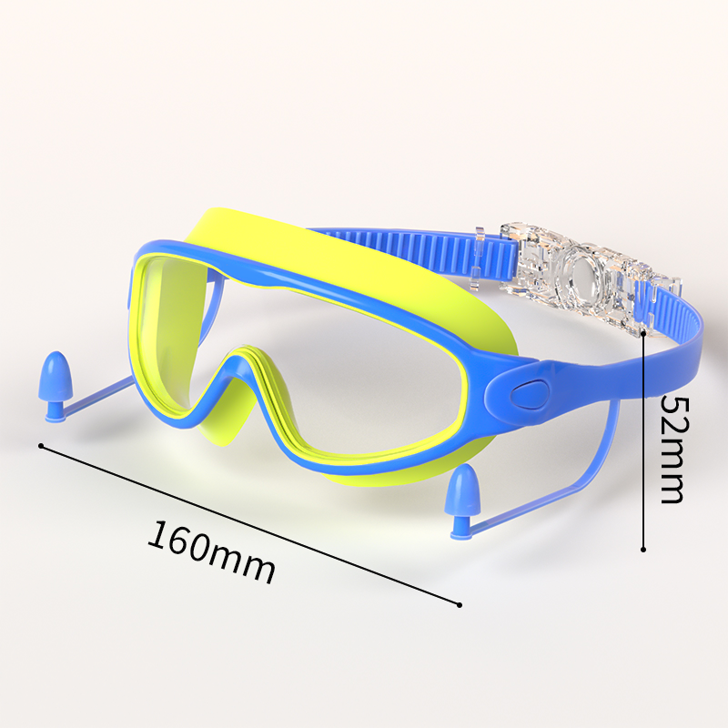 YL2100C Kids Large Frame Swimming Goggles With Ear Plug - Image 6