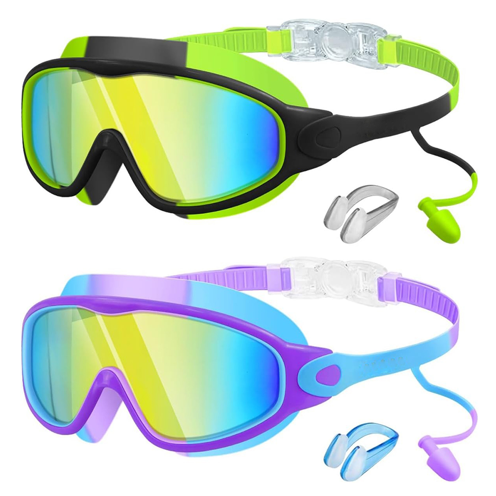 YL2000C Adult Large Frame Swimming Goggles With Ear Plug