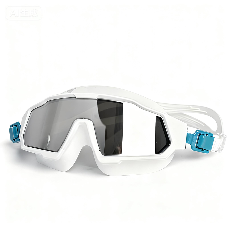 YL2300 Adult Large Frame Liquid Silicone Swimming Goggles - Image 3