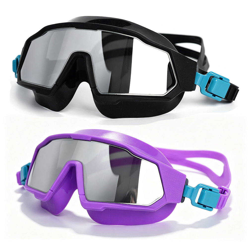 YL2300 Adult Large Frame Liquid Silicone Swimming Goggles