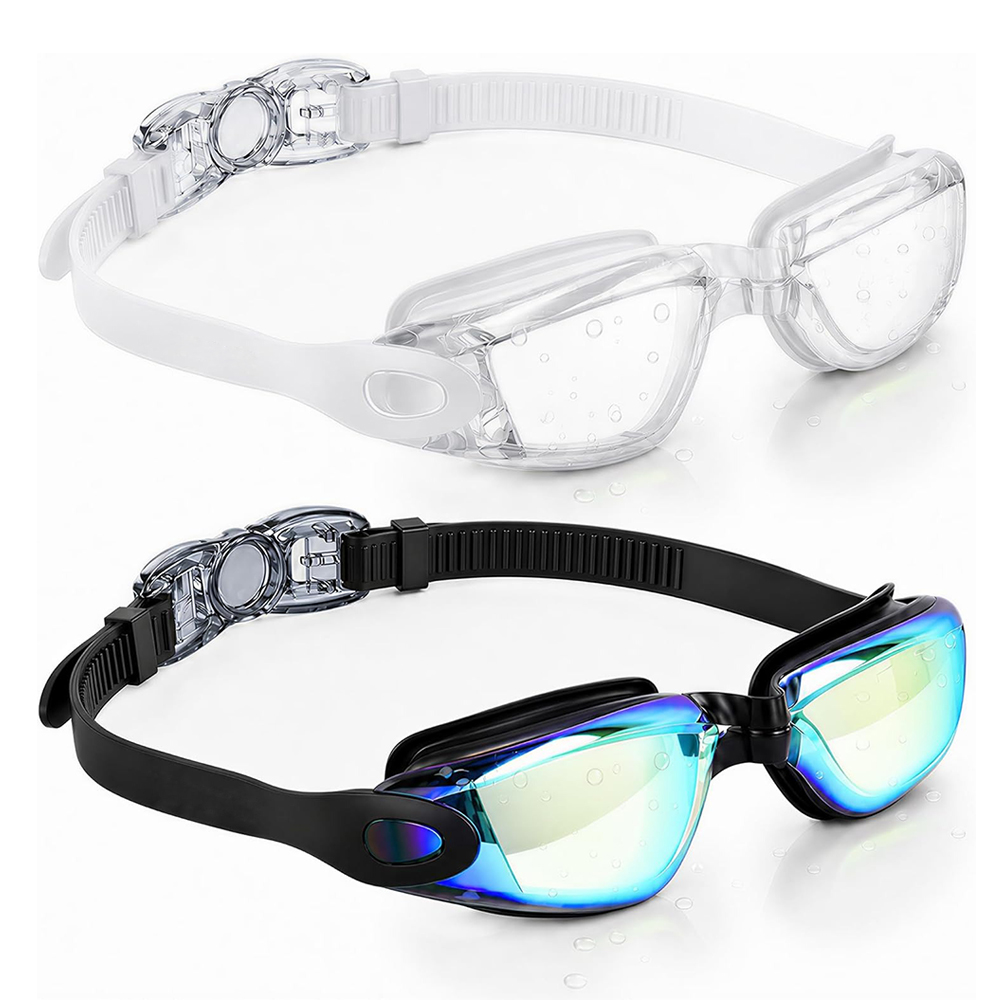 YL500 Adult 3 Changeable Nose Bridges Swimming Goggles - Image 11