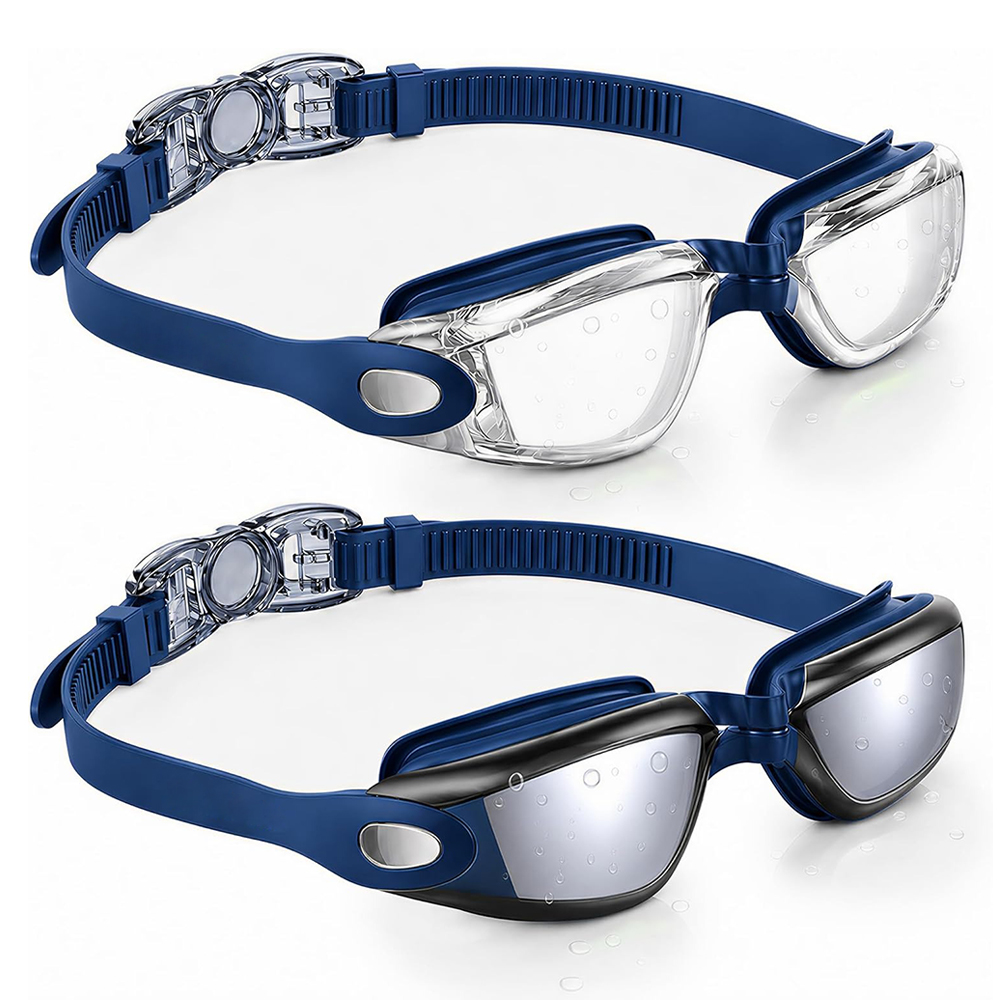 YL500 Adult 3 Changeable Nose Bridges Swimming Goggles - Image 8
