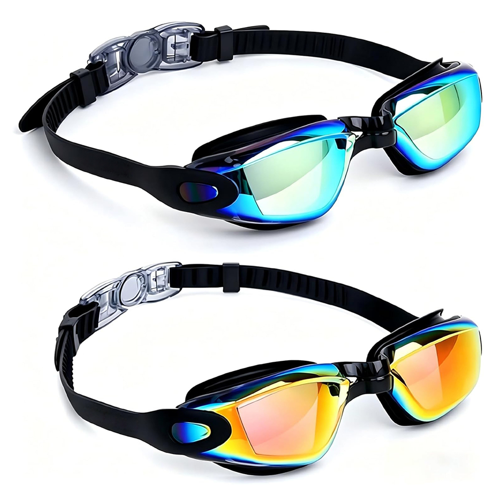 YL500 Adult 3 Changeable Nose Bridges Swimming Goggles - Image 7