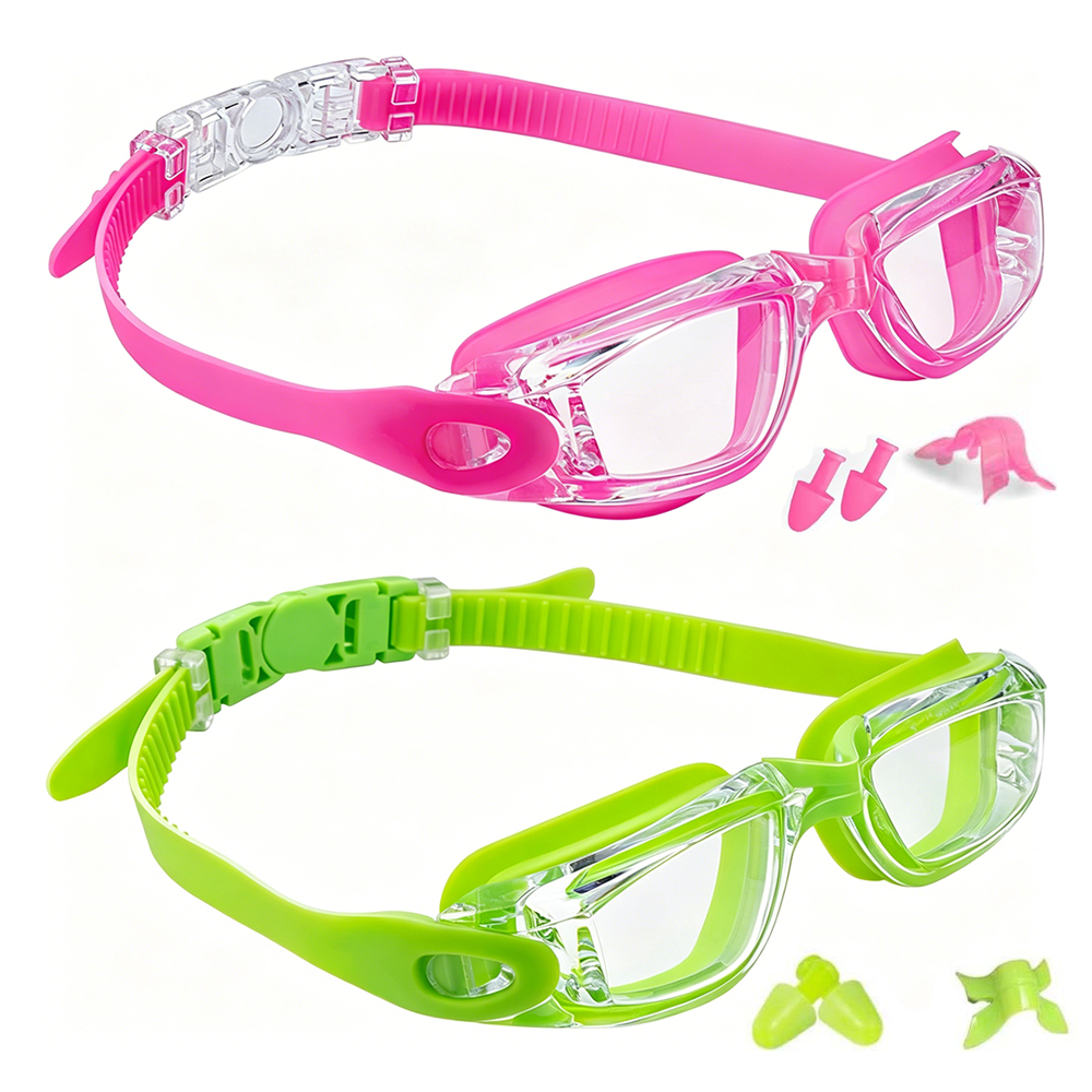 YL500 Adult 3 Changeable Nose Bridges Swimming Goggles - Image 5