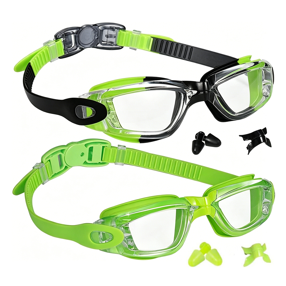 YL500 Adult 3 Changeable Nose Bridges Swimming Goggles - Image 4