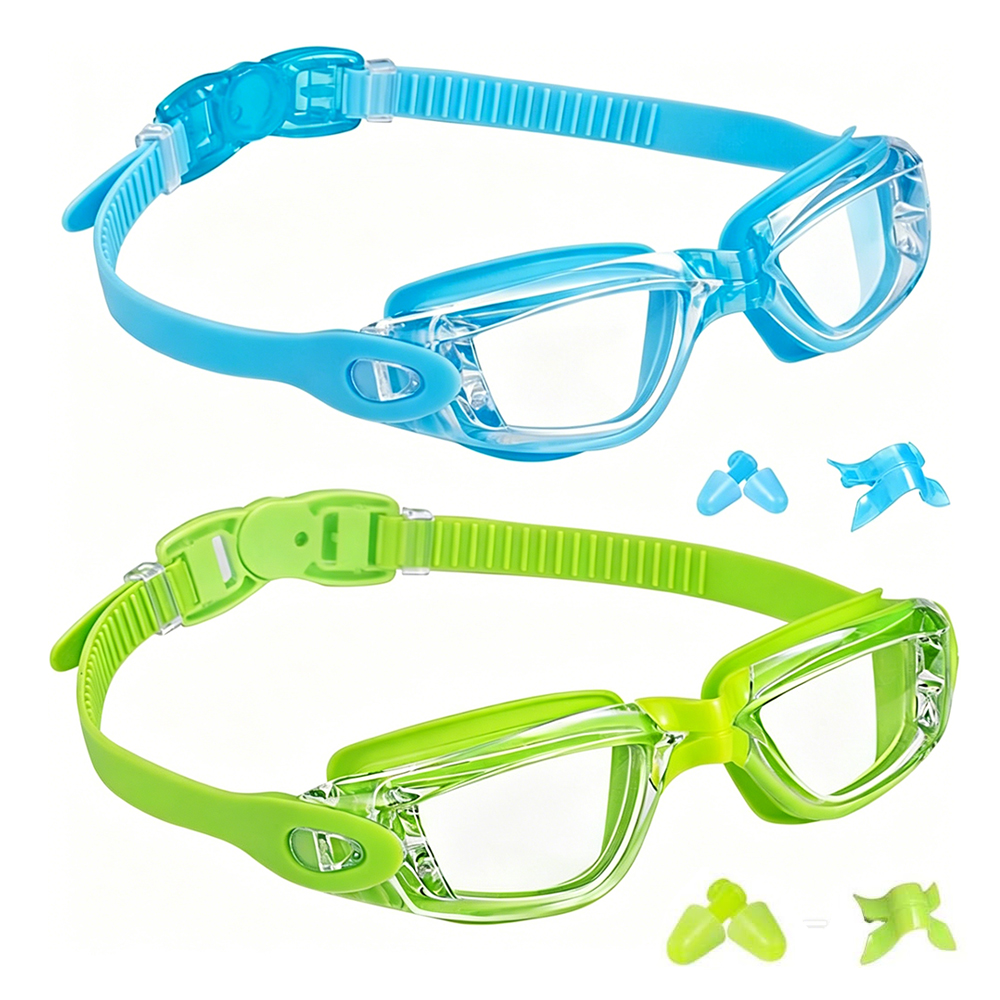YL500 Adult 3 Changeable Nose Bridges Swimming Goggles - Image 3