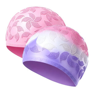 CAP1600 Swim Cap with 3D Dot Textured Surface