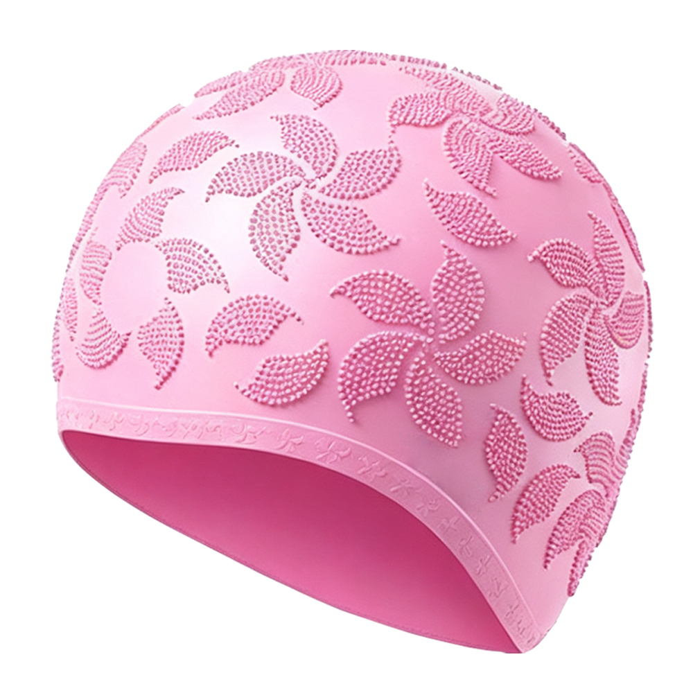 CAP1600 Swim Cap with 3D Dot Textured Surface - Image 4