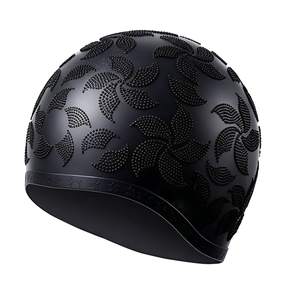 CAP1600 Swim Cap with 3D Dot Textured Surface - Image 5