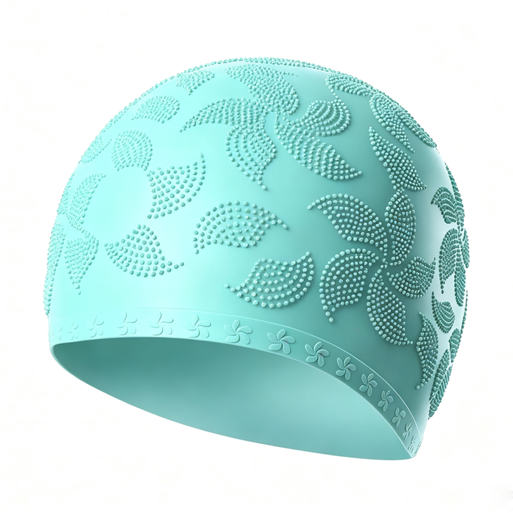 CAP1600 Swim Cap with 3D Dot Textured Surface - Image 6