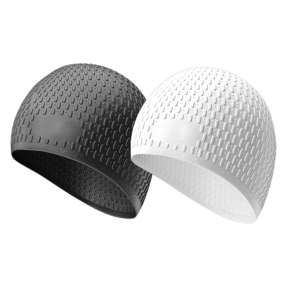 CAP800 Water Drop Swim Cap 3D Raised Dot 85g 20.6*21.6cm - Image 2