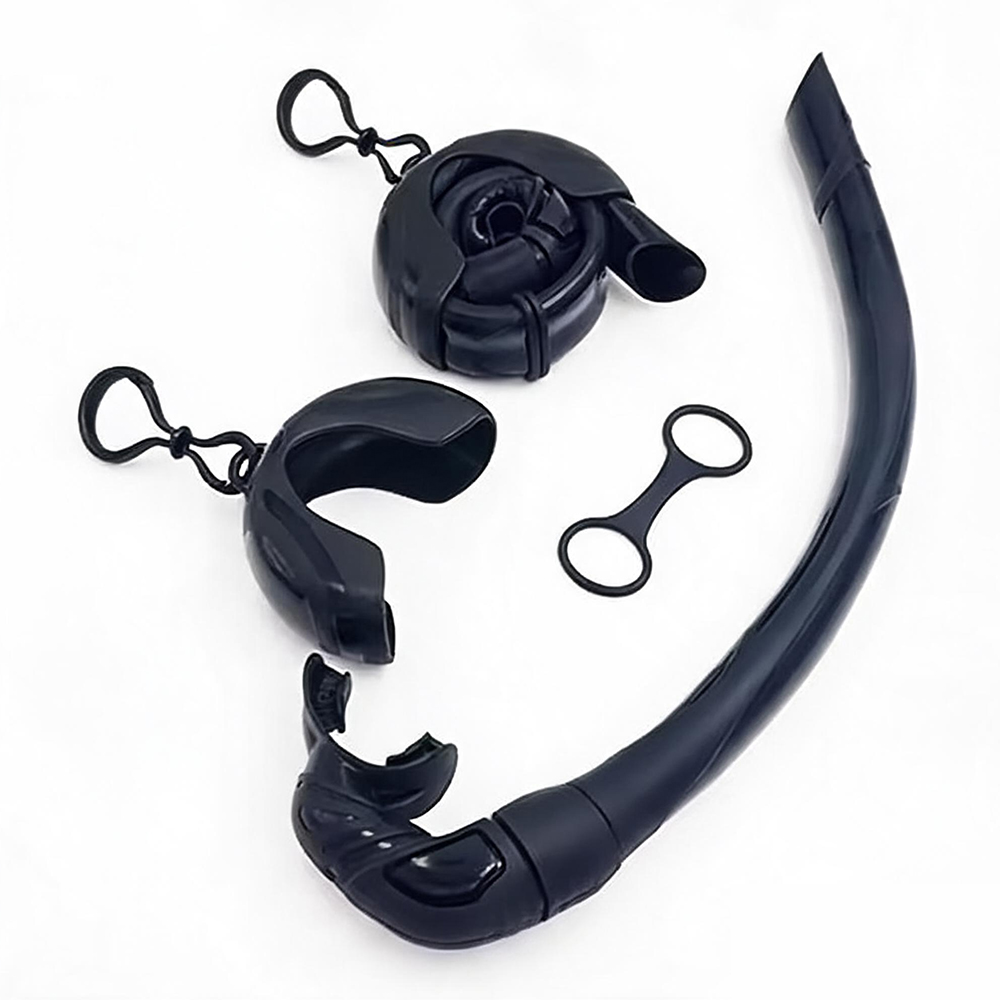 SNK400 Adult Foldable Snorkel Soft Liquid Silicone Wet Top Portable - Image 3