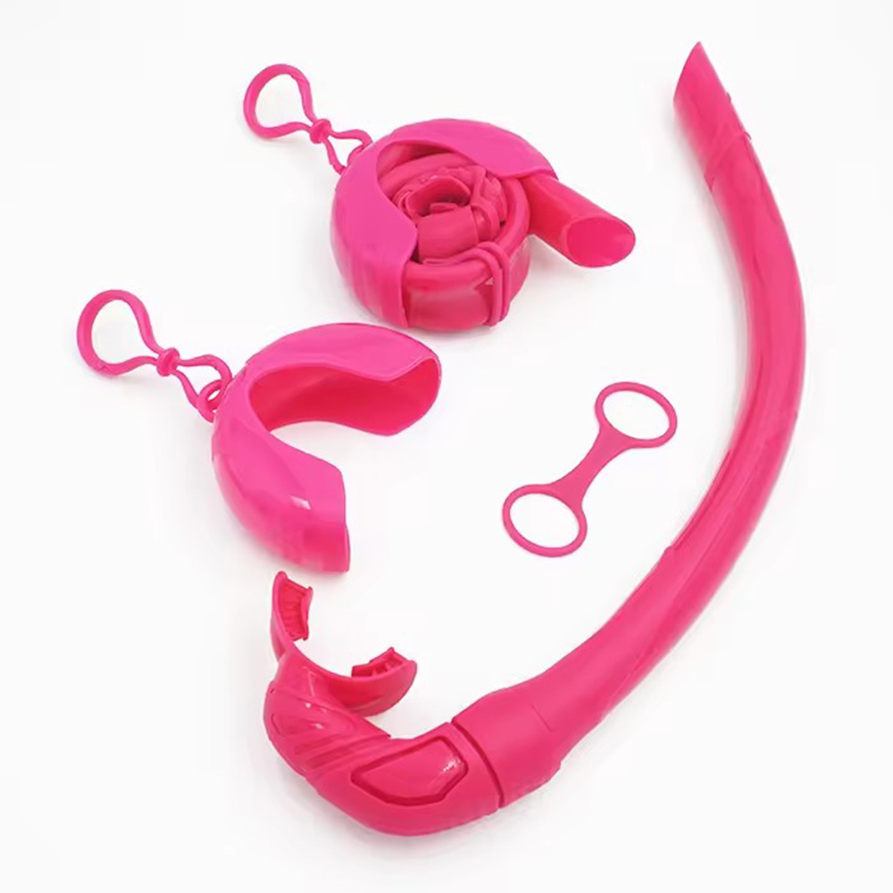 SNK400 Adult Foldable Snorkel Soft Liquid Silicone Wet Top Portable - Image 6